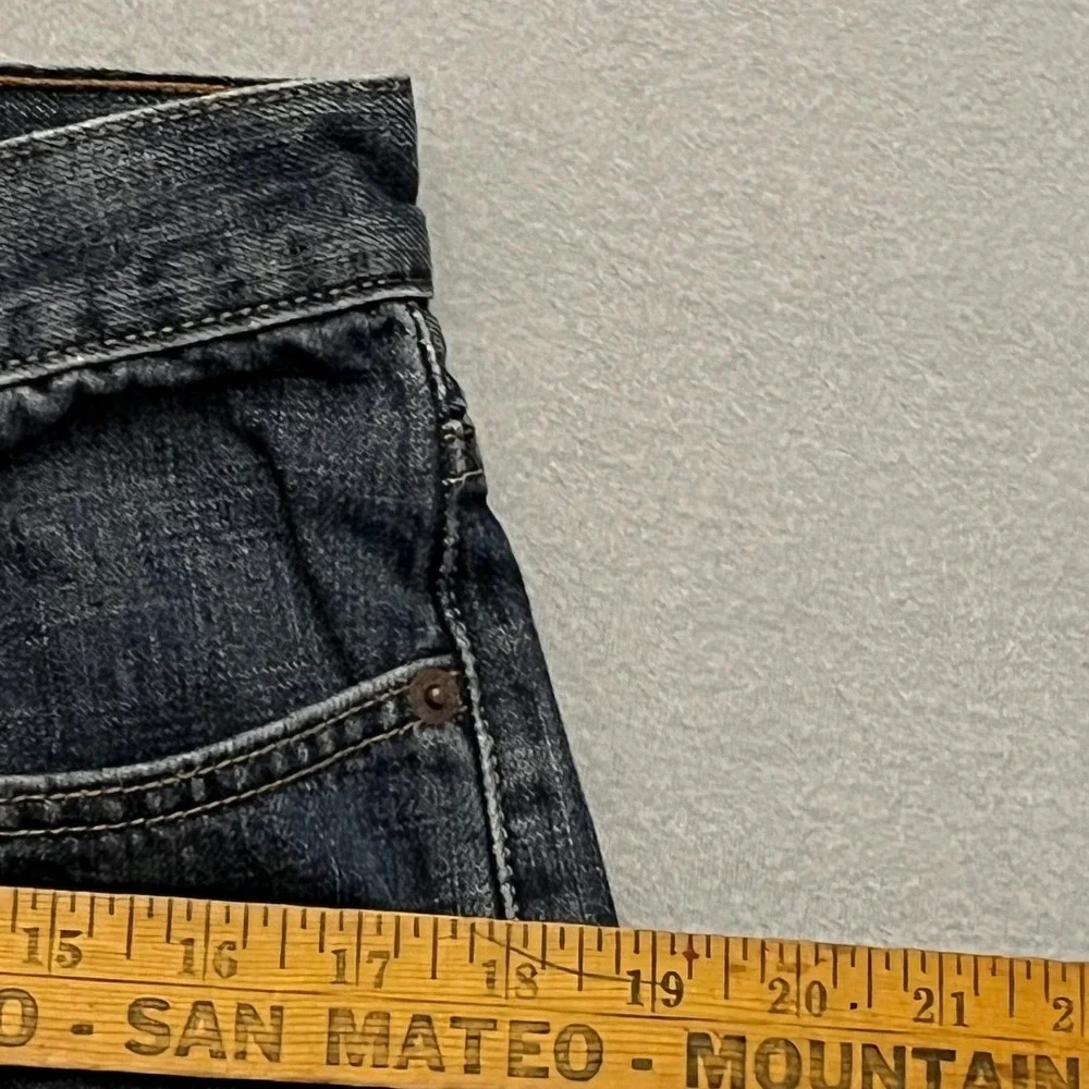 VTG Levi's 527 Low Boot Cut Jeans Mens 31x30 Y2K Dark Wash Mint 30x29